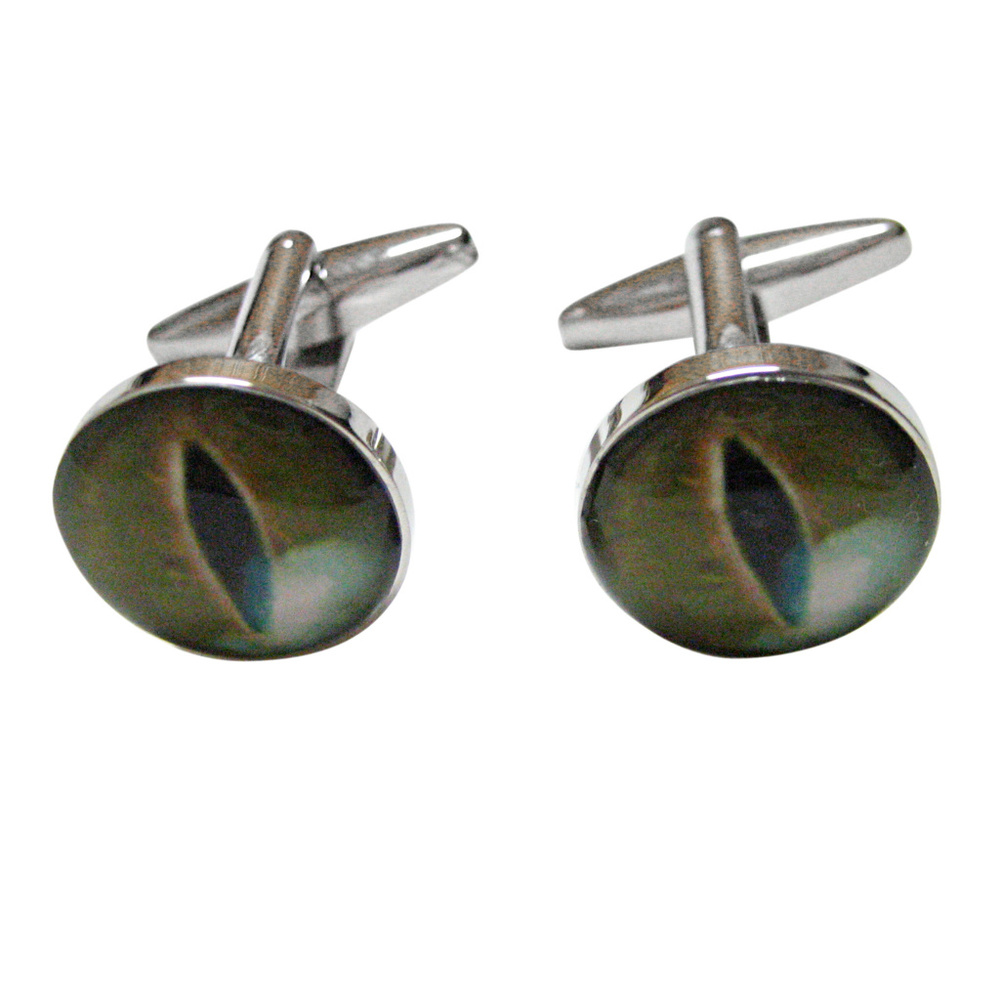 Reptile Eye Design Cufflinks